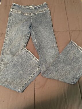 Denim&Co Light Blue Flare Jeans